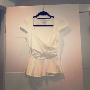 Bebe Peplum Top